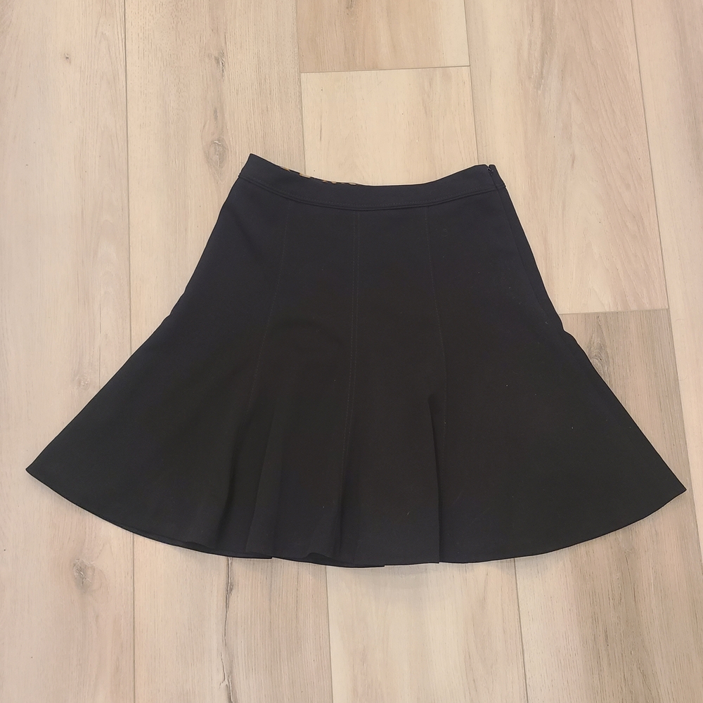 White House Black Market Classic Black Skater Skirt